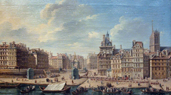 Place de Grève by Nicolas-Jean-Baptiste Raguenet