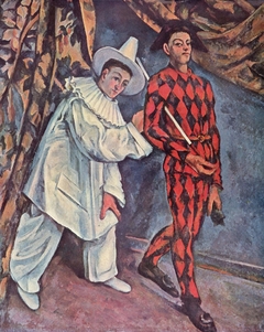 Shrove tuesday (Pierot and Harlequin) by Paul Cézanne