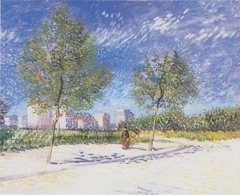 On the outskirts of Paris by Vincent van Gogh