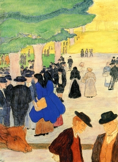 Viehmarkt (Werefkin) by Marianne von Werefkin