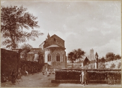 View of a Monastery Garden with the Back of the St. Cecilia Church in Cologne by Jan van der Heyden