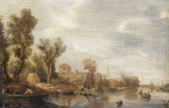 View of a River by Unknown Artist