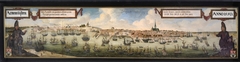 View of Arnemuiden by Daniël van den Queborn