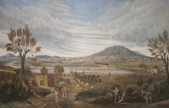 View of El Paso by Leon Trousset