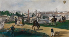 View of the 1867 Exposition Universelle by Edouard Manet