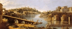 View of the Ponte Rotto, Rome by Gaspar van Wittel