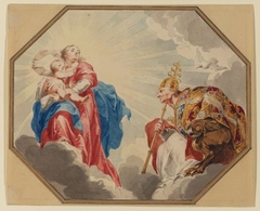 Virgin and Child Appearing to Saint Gregory the Great by Jacob de Wit