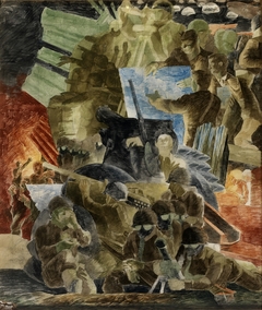 War (mural study, War Department building, Washington, D.C.) by Kindred McLeary