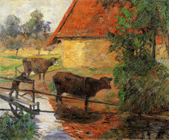 Watering Place I by Paul Gauguin