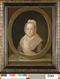 Wibbina Clara Smith (1723-1798). Echtgenote van Wicher Wichers by Friedrich Ludwig Hauck