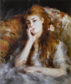 Young Woman Seated by Auguste Renoir