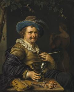 A Merry Toper by Willem van Mieris