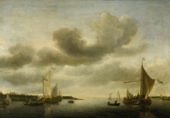 A River Estuary by Jan van de Cappelle