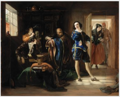 A Scene from Gil Blas by Daniel Maclise