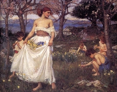 A Song of Springtime by John William Waterhouse