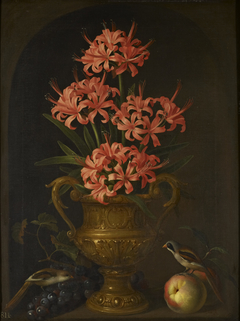 A vase of flowers by Jakob Bogdani