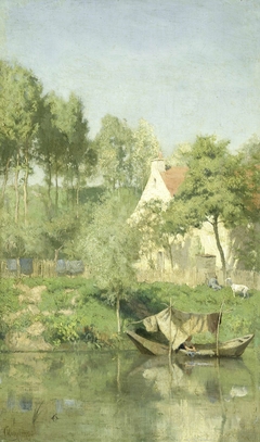 Aan de Oise by Coen Metzelaar