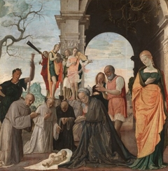 Adoration of the Baby Christ by Bramantino