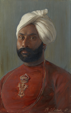 Ahmad Khan (d. 1914) by Rudolf Swoboda