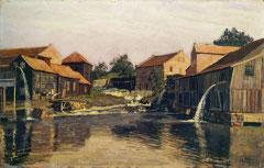 Akerselva by Nedre Foss by Edvard Munch