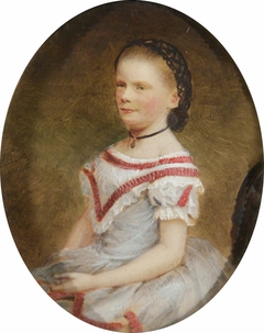 Alice Mary Darby, later Mrs Francis Alexander Wolryche-Whitmore (1852-1931) as a Young Girl by Anonymous