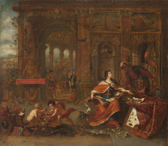 Allegory of Asia by Ferdinand van Kessel