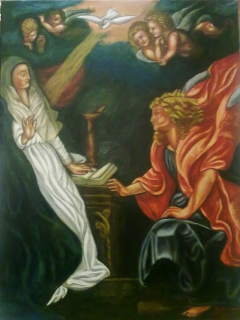 Annunciation by Tasso Pappas