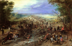 Assault on a Convoy by Jan Brueghel the Elder