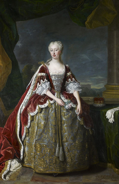 Augusta, Princess of Wales (1719-72) by Jean-Baptiste van Loo