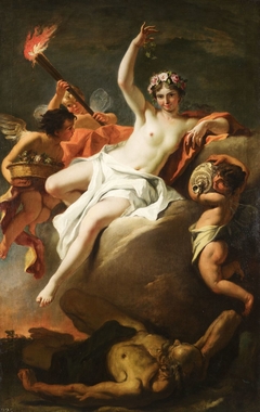 Aurora and Tithonus by Sebastiano Ricci