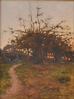 Autumn Landscape by António Cândido da Cunha