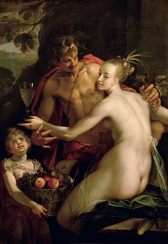 Bacchus, Ceres and Cupid (?) by Hans von Aachen