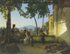 Balcony In Sorrento by Sylvester Shchedrin