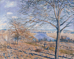 Banks of the Loing, Autumn Effect by Alfred Sisley