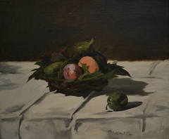 Basket of Fruit by Edouard Manet