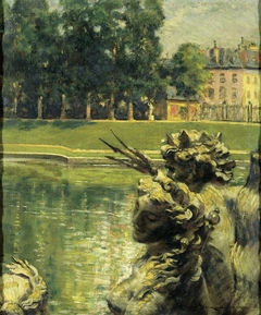 Bassin de Neptune, Versailles by James Carroll Beckwith