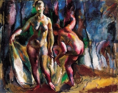 Bathers by Vilmos Aba-Novák