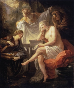 Bathsheba at her bath by Heinrich Füger