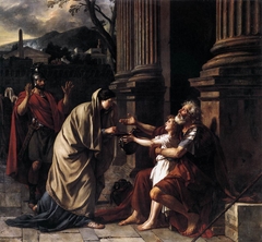 Belisarius Begging for Alms by Jacques-Louis David