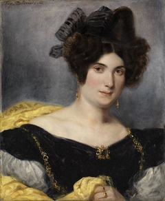 Bildnis der Madame François Simon by Eugène Delacroix