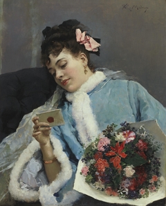 Birthday Wishes by Raimundo de Madrazo y Garreta