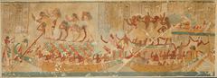 Boats with Mourners and Provisions, Tomb of Neferhotep by Nina M Davies