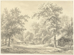 Boerderijen te Eext (Drenthe) by Egbert van Drielst