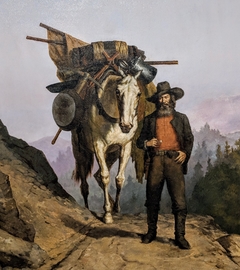 California Miner with Pack Horse by Henry Raschen