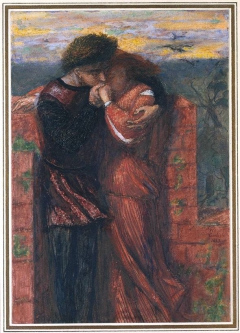 Carlisle Wall (The Lovers) by Dante Gabriel Rossetti