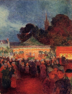 Carnival at Night in Le Croisic by Ferdinand du Puigaudeau