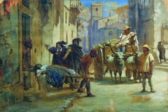 Carrying Away Corpses During an Epidemic by Fyodor Bronnikov