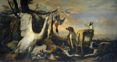 Caza y perros by Pieter Boel