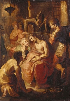 Christ Crowned with Thorns by Flemish School