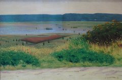 Coast in Hongleur by Félix Vallotton